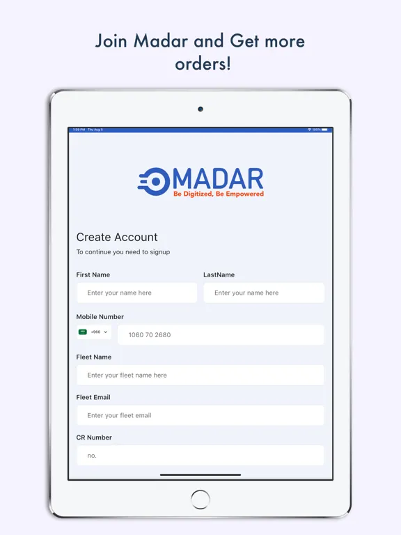Madar Driver iPad  Screenshots