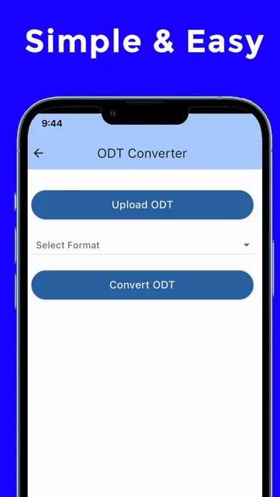ODT Converter Reader PDF DOCX Screenshots