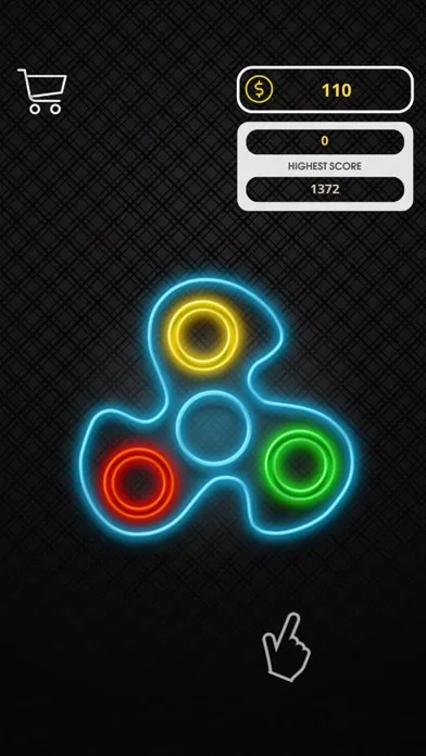 صور Fidget spinner neon glow