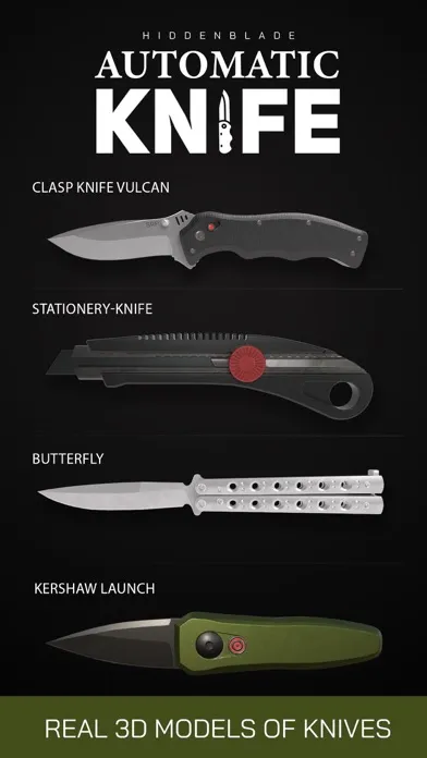 تصاویر Hidden blade automatic knife