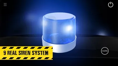 Police lights siren sounds سکرین شاٹس