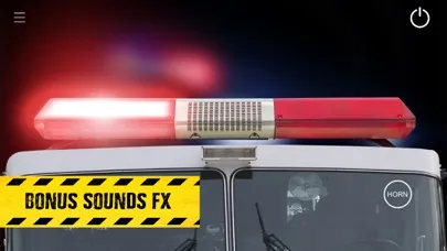 Police lights siren sounds سکرین شاٹس