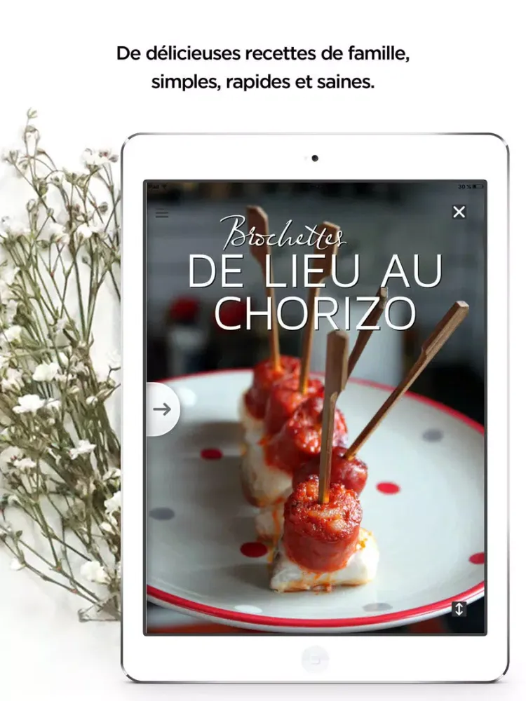 Aux Petits Oignons - Mes Menus iPad 应用截图