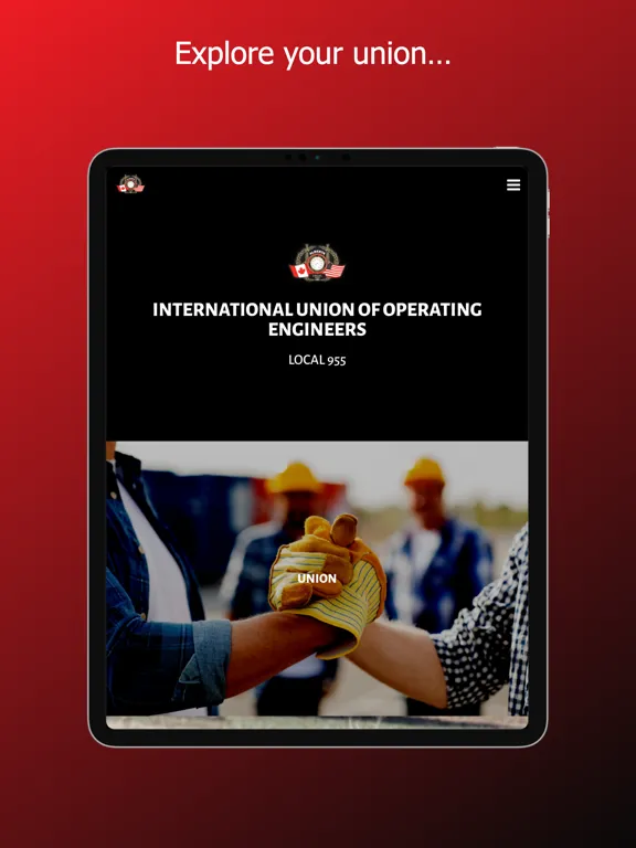 Скриншоты IUOE Local 955 Member App iPad 