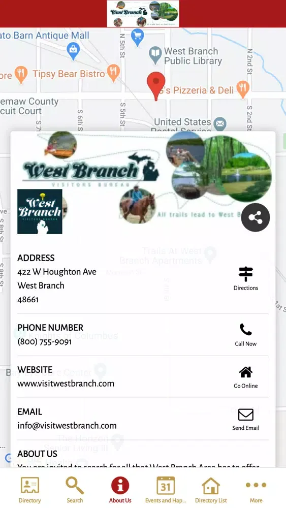 Captures d'écran de West Branch MI