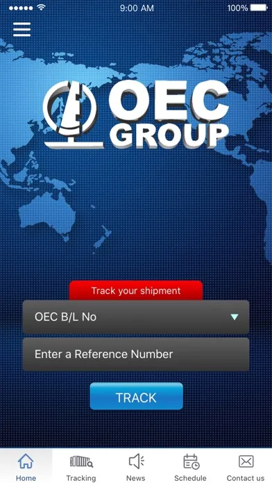 Tangkapan skrin OEC Group