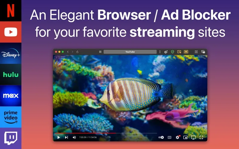 Friendly Streaming Browser Screenshots