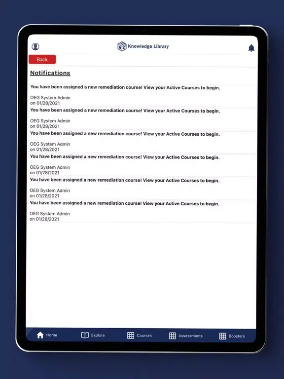 OEG Knowledge Library iPad  স্ক্রিনশট