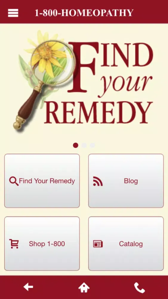 1-800-HOMEOPATHY Screenshots