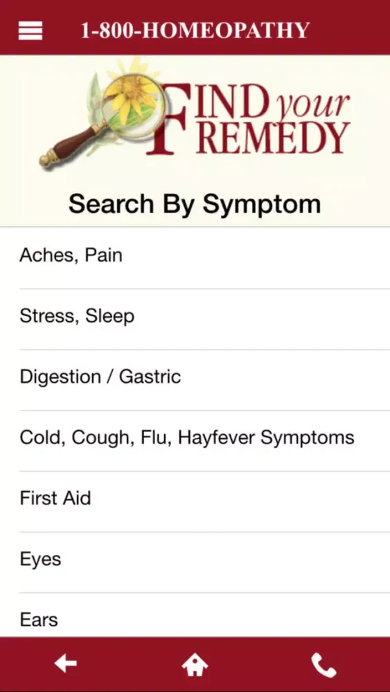 1-800-HOMEOPATHY Screenshots