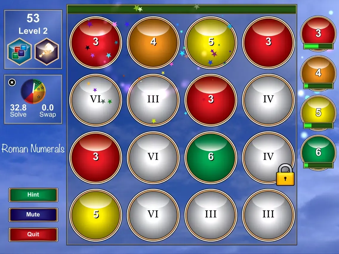 Captures d'écran de Roman Numerals iPad 