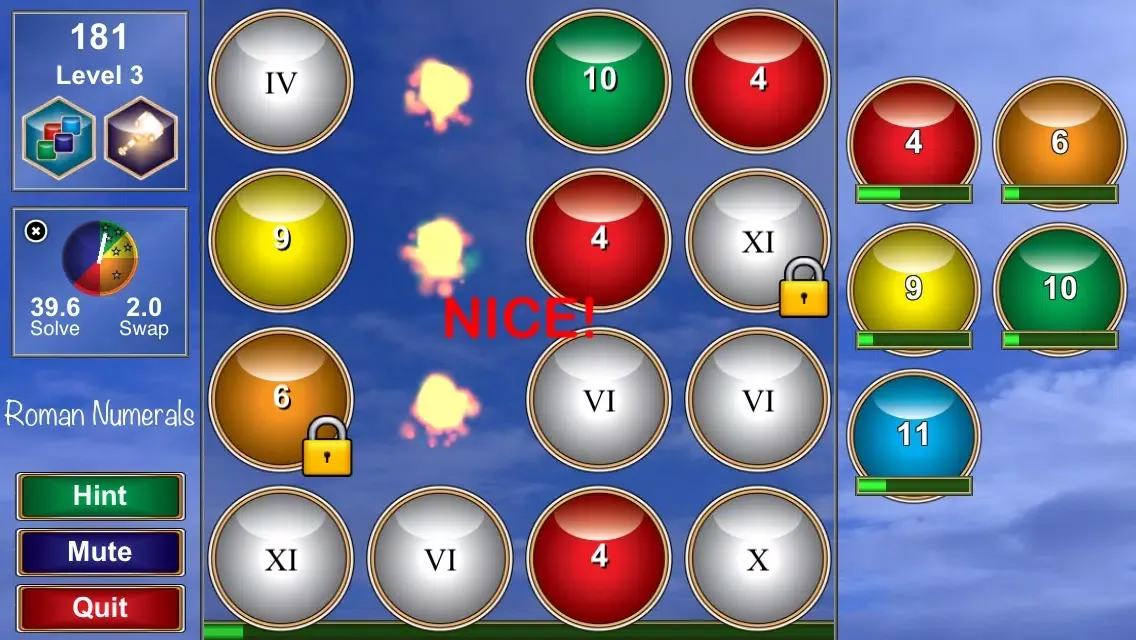 Captures d'écran de Roman Numerals