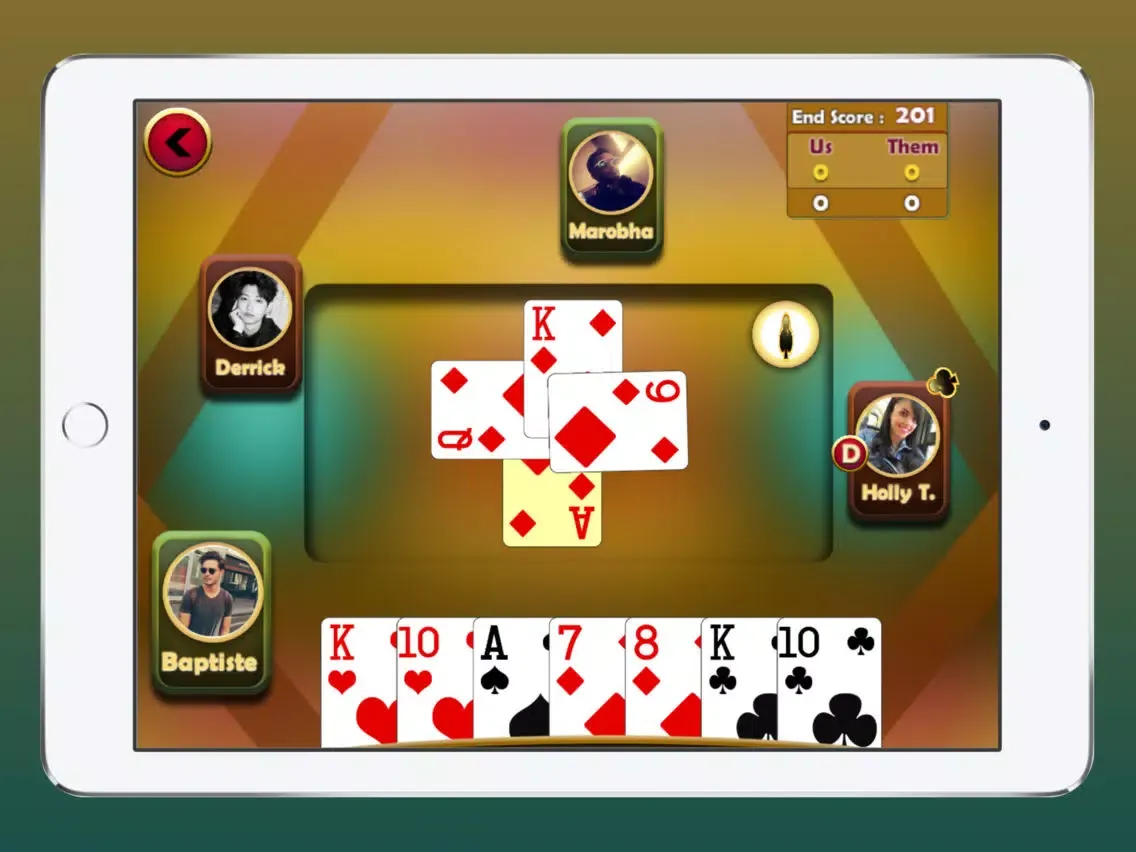 Frence Belote iPad  Screenshots