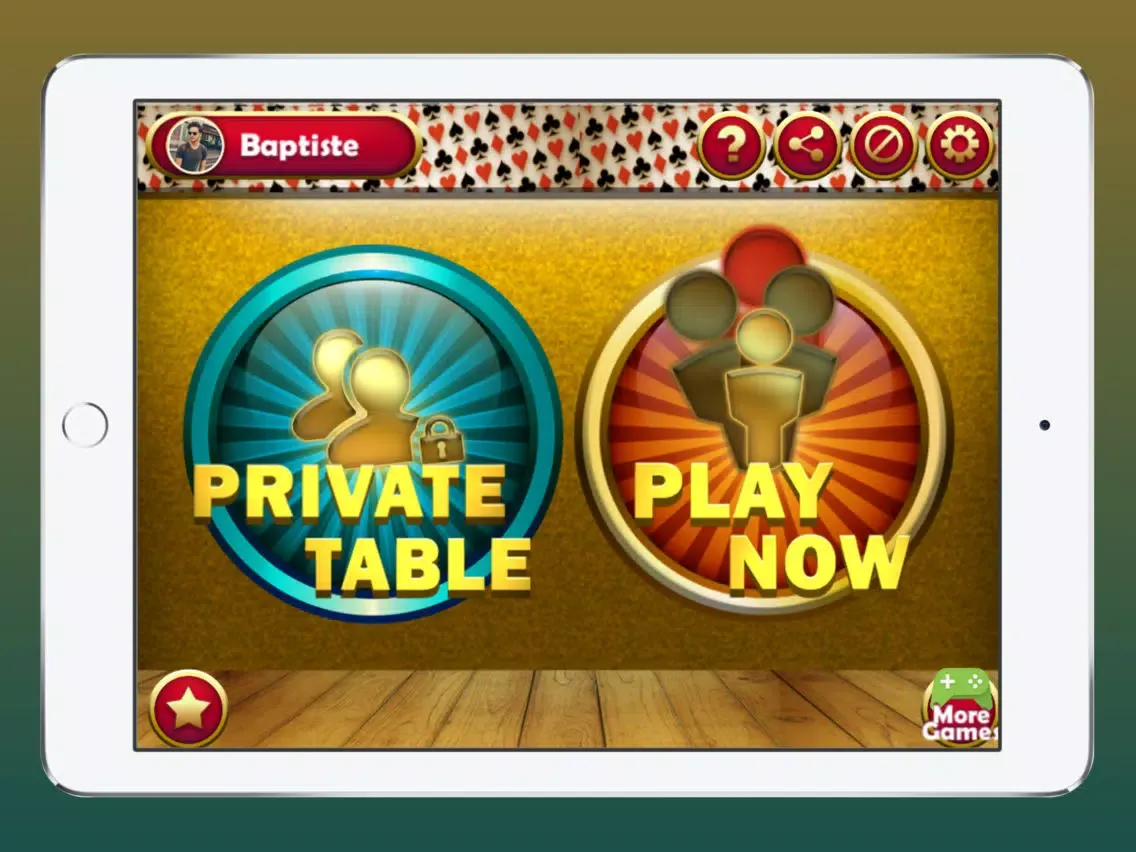 Frence Belote iPad  Screenshots