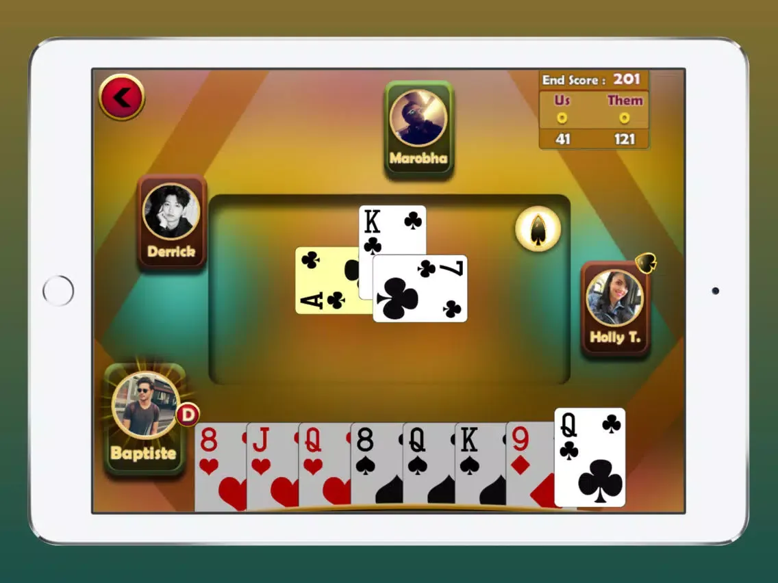 Frence Belote iPad  Screenshots