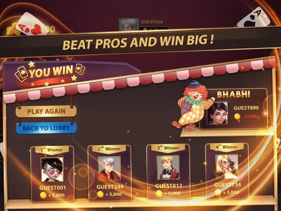 Bhabhi Card Game iPad  Screenshots