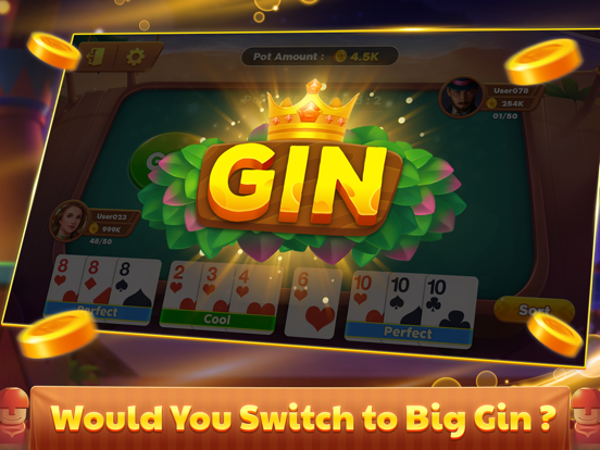 Gin Rummy - Straight, Oklahoma iPad  스크린샷
