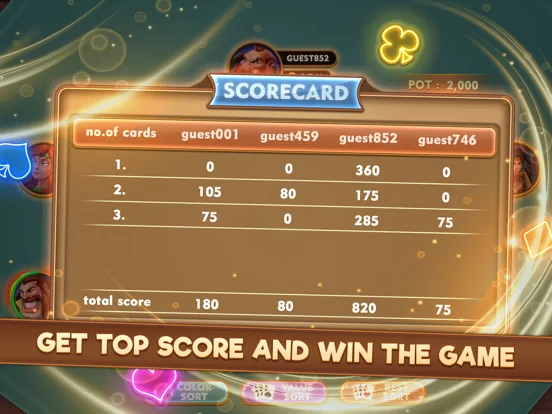 Tangkapan skrin Hazari Card Game iPad 