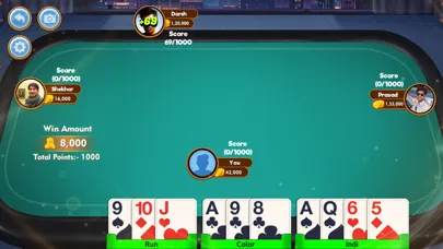 Tangkapan skrin Hazari Card Game
