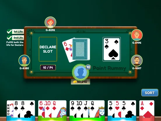 Captures d'écran de Rummy - The Card Game iPad 