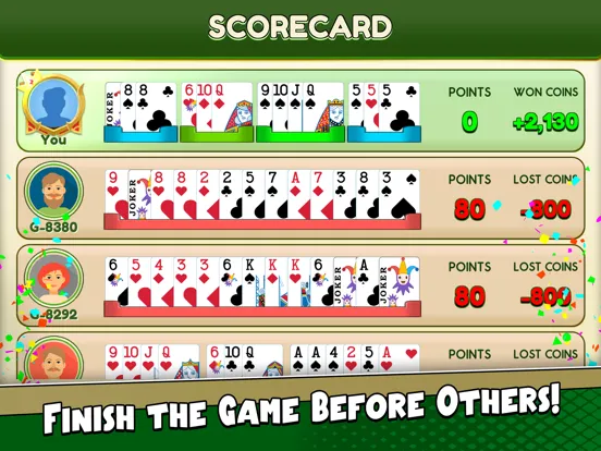 Captures d'écran de Rummy - The Card Game iPad 