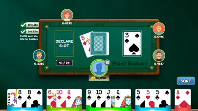 Captures d'écran de Rummy - The Card Game