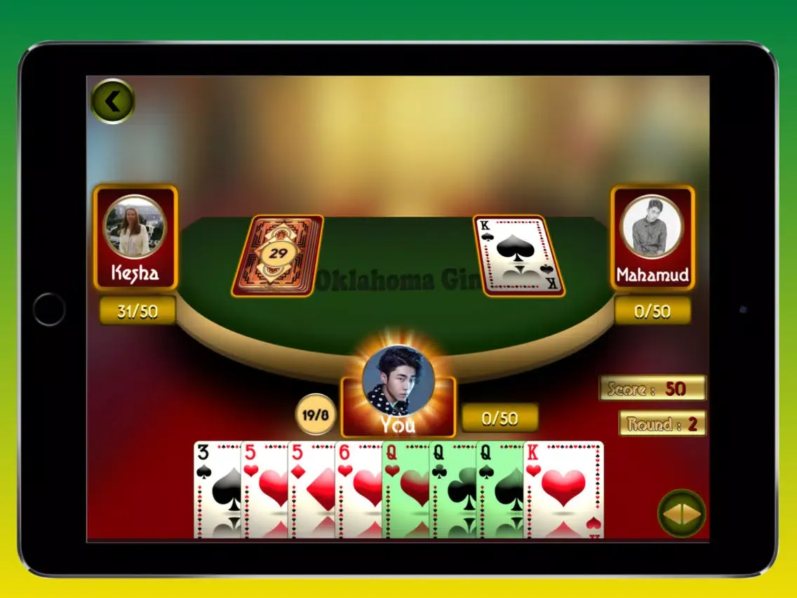 Gin Rummy Pro iPad  سکرین شاٹس