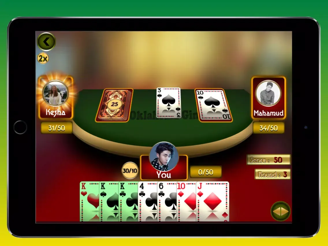 Gin Rummy Pro iPad  سکرین شاٹس