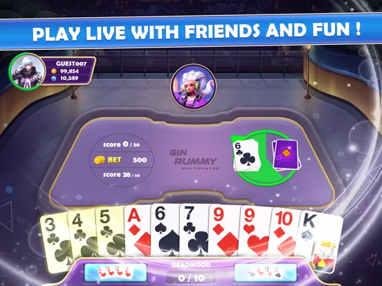 GinRummy Multiplayer iPad  Screenshots