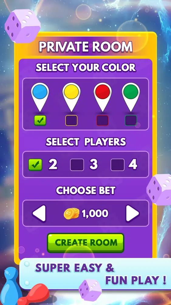 Скриншоты Online Ludo Board Game