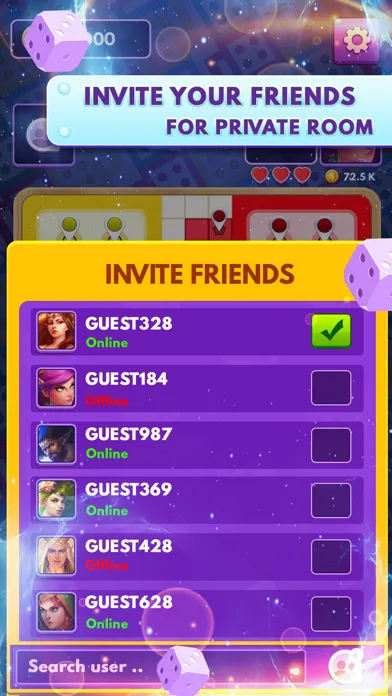 Captures d'écran de Online Ludo Board Game