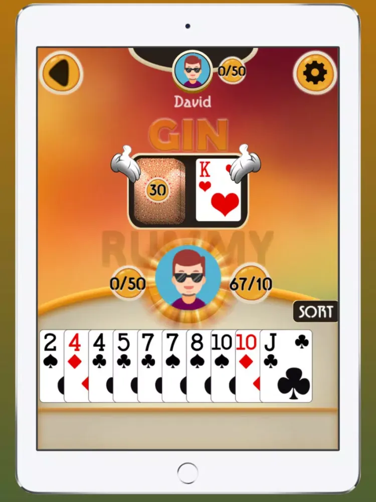 Screenshot di Gin Rummy - Offline iPad 