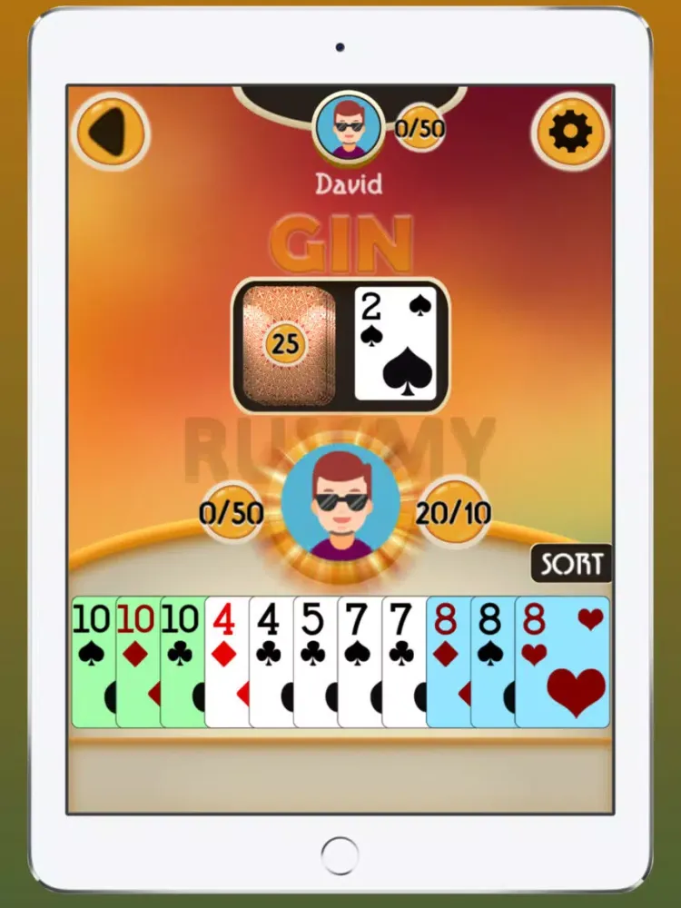 Screenshot di Gin Rummy - Offline iPad 