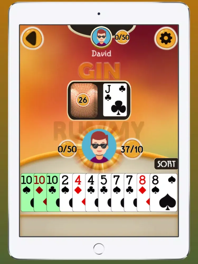 Screenshot di Gin Rummy - Offline iPad 