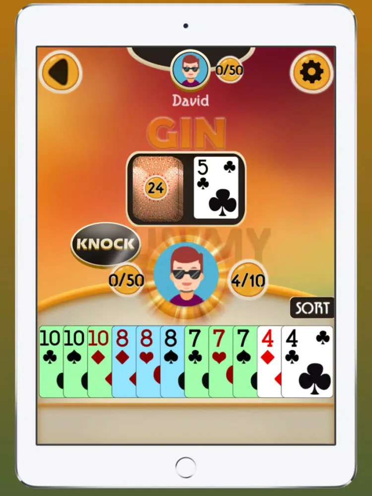 Screenshot di Gin Rummy - Offline iPad 