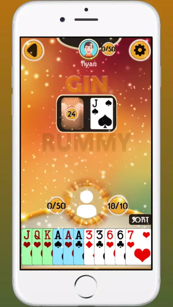 Screenshot di Gin Rummy - Offline