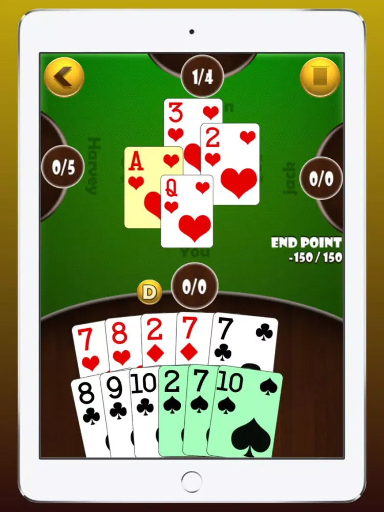 Spades Card iPad  Screenshots