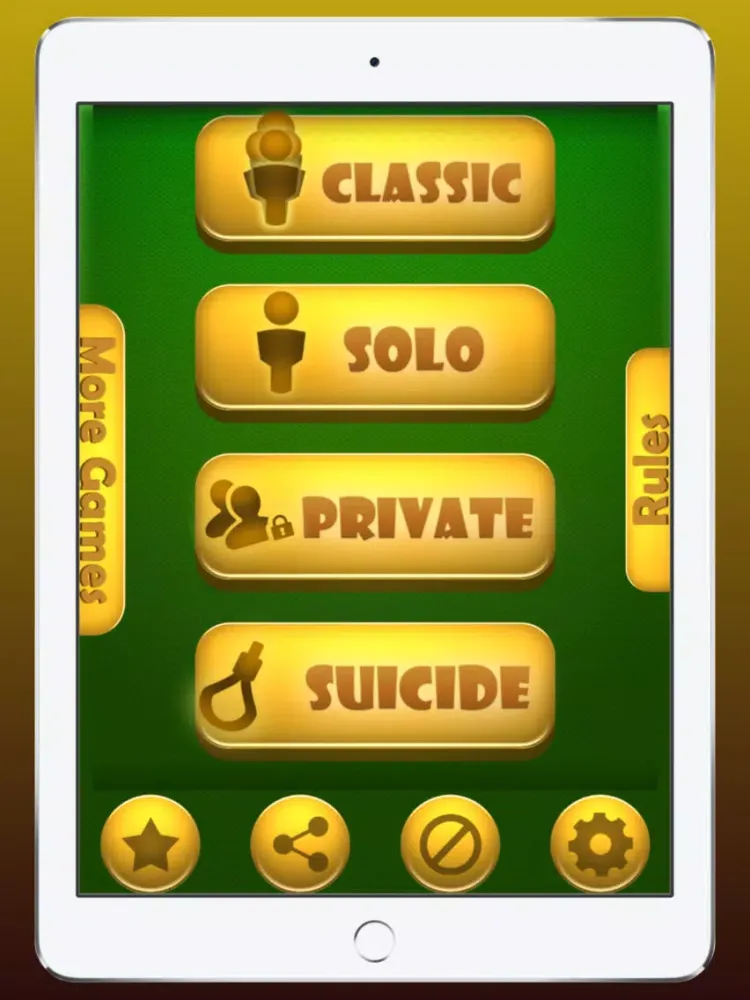 Spades Card iPad  Screenshots
