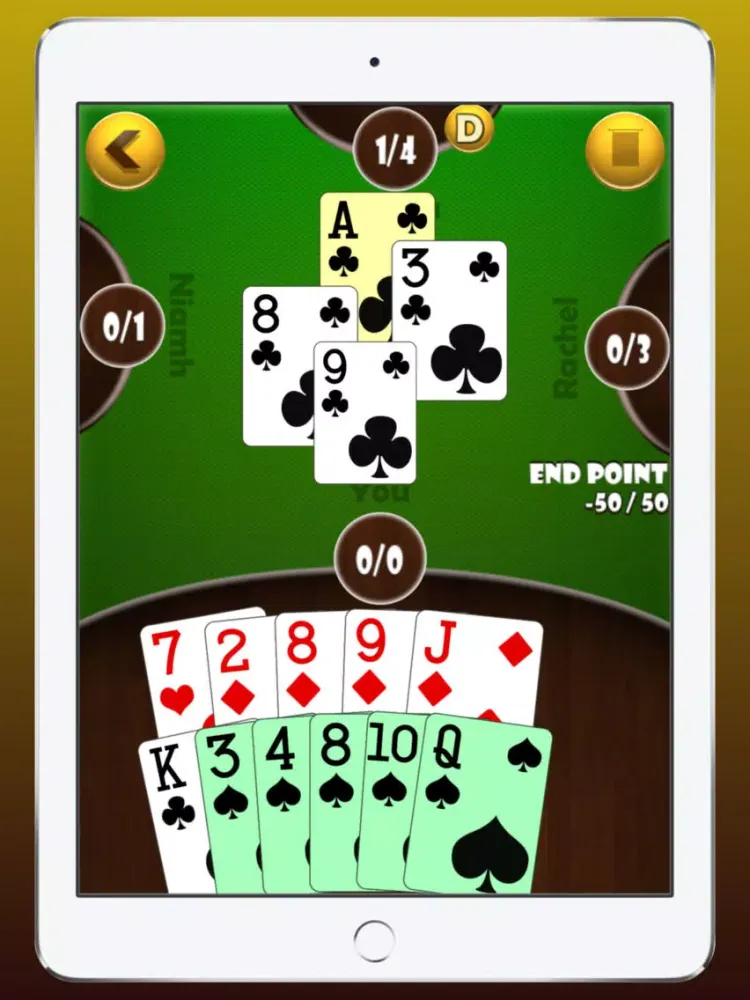 Spades Card iPad  Screenshots