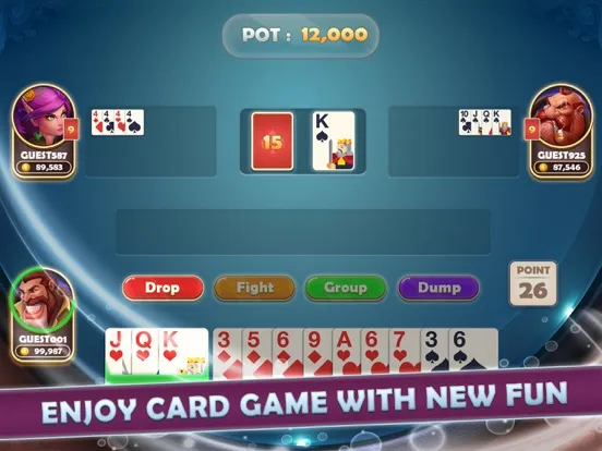 Capturas de pantalla de Tongits Card Game - Tong-its iPad 