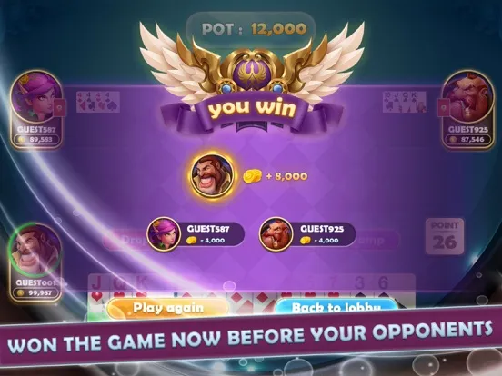 Capturas de pantalla de Tongits Card Game - Tong-its iPad 