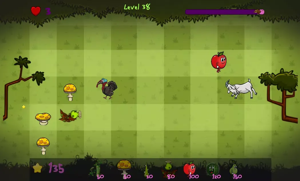 Скриншоты Plants vs Animals