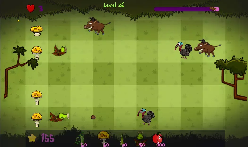 Скриншоты Plants vs Animals