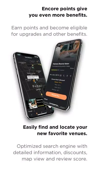 Tangkapan layar Encore Rewards