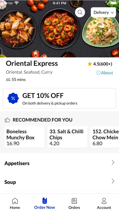 Ảnh chụp màn hình của Oriental Express Edinburgh.