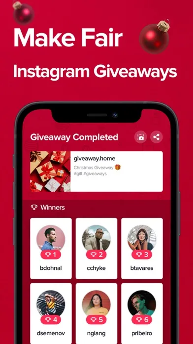 Captures d'écran de IG Comment Picker for Giveaway