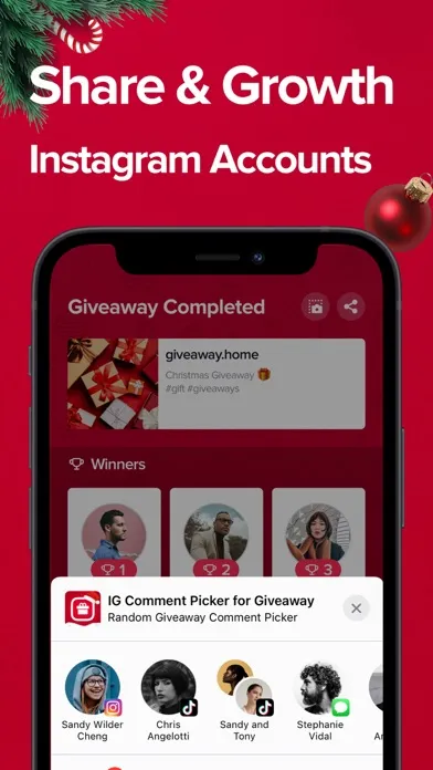 Captures d'écran de IG Comment Picker for Giveaway