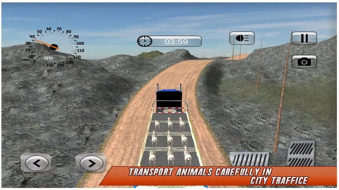 Animal Transport Truck Driving Screenshots