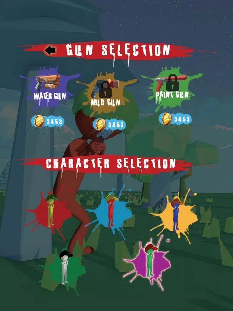Water and Paintball shooty War iPad  スクリーンショット