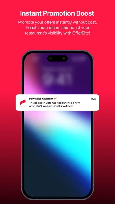 Capturas de tela do OfferBite: Restaurant Assist